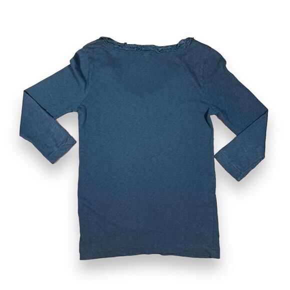 J. Crew Charcoal Perfect Tee Sz M - Picture 9 of 12